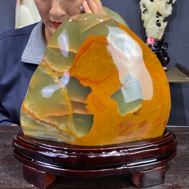 石材精品古青石摆件