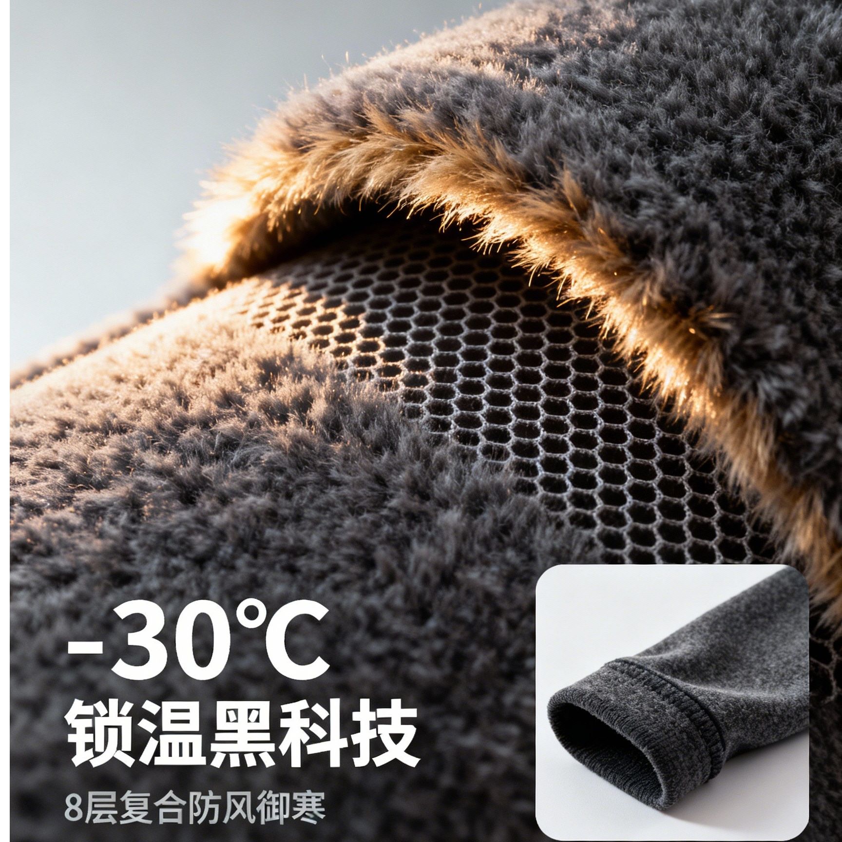第一单秋冬复合保暖面料德绒澳绒面料外套面料裤子面料羊毛类散剪