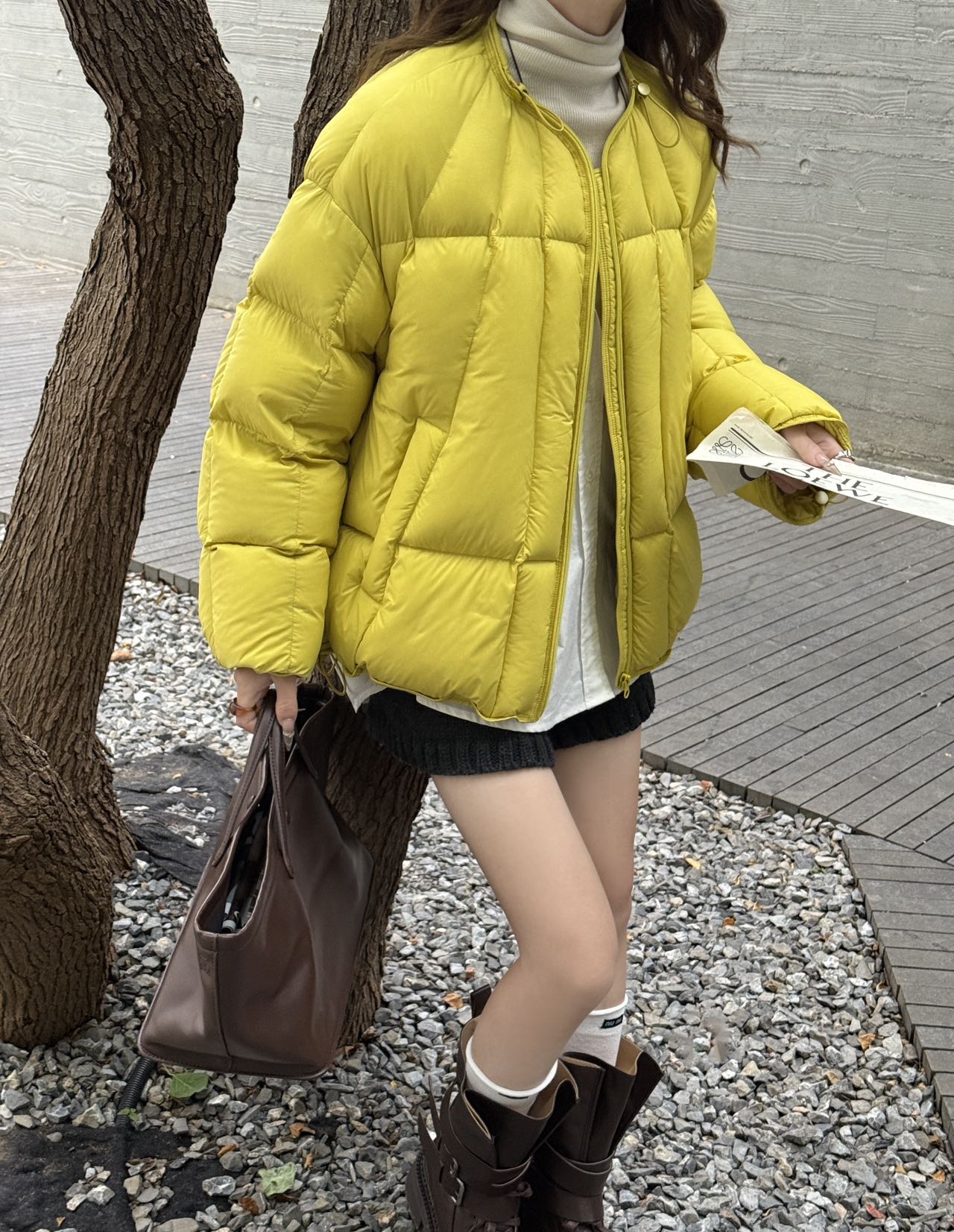 【丽丽专属】冬季新款休闲简约时尚厚款羽绒服85106