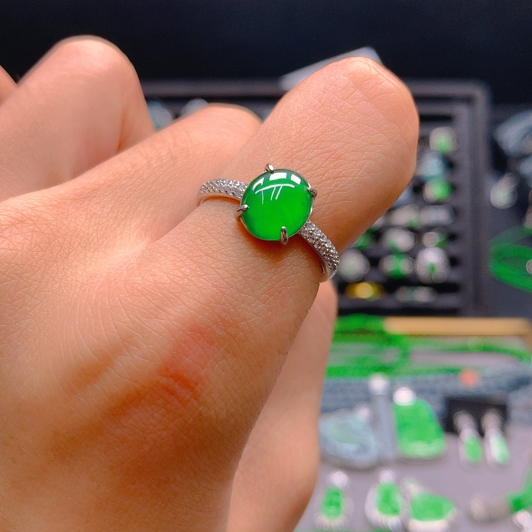 未镶嵌戒指翡翠天然翡翠