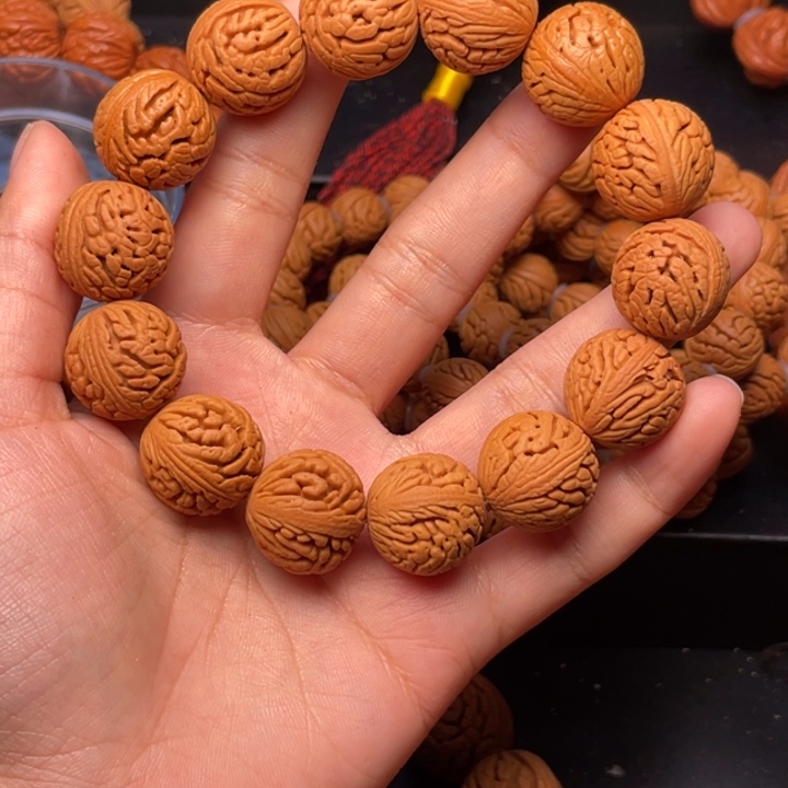 桃核吊坠龙纹桃核17