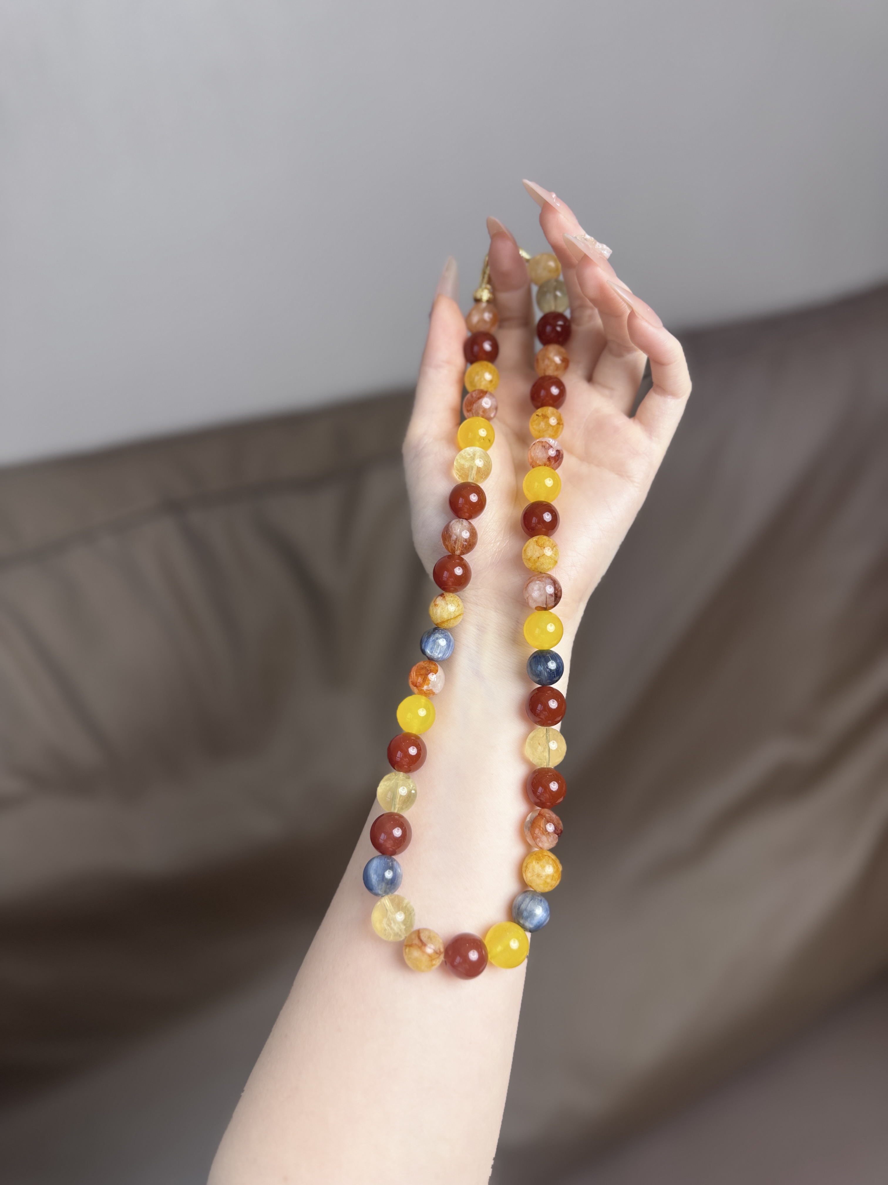 秋意浓项链串珠（99拍2单198拍2单发货，拍1单不发货）长度500彩色