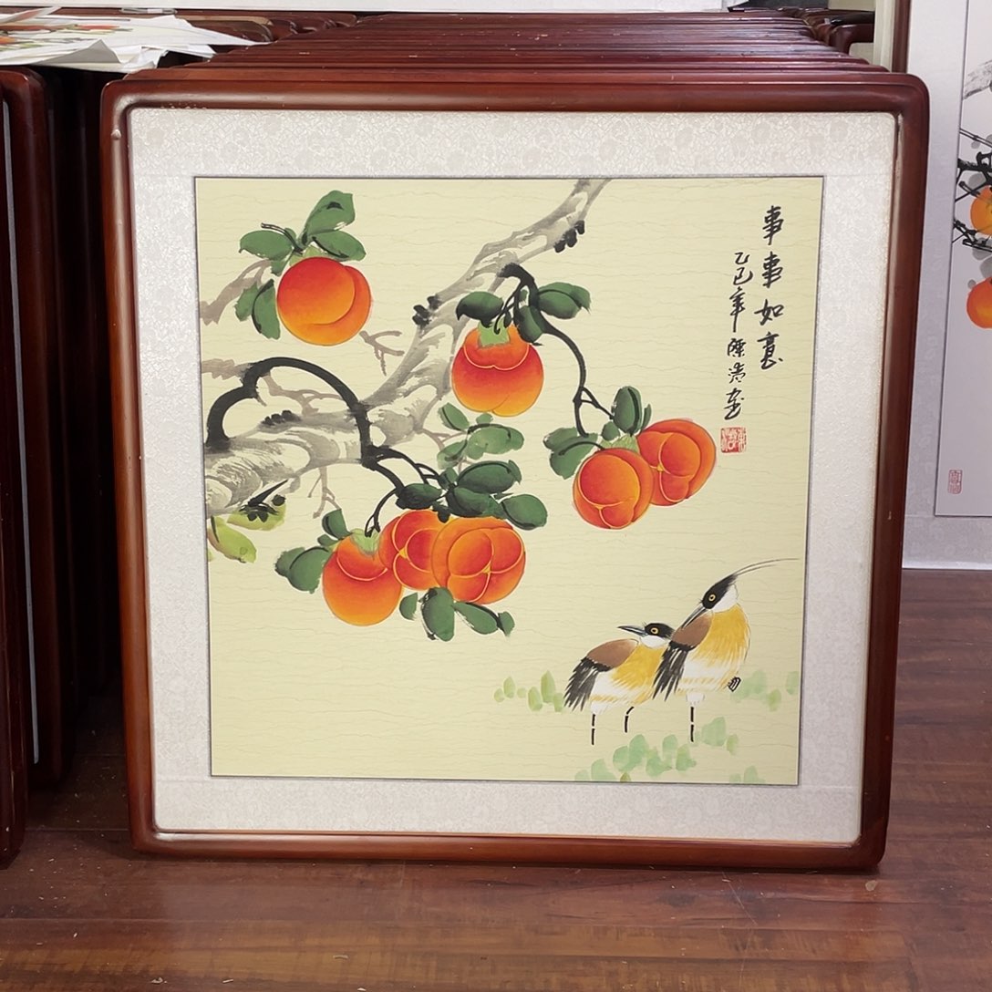 国画带框尺寸63*63厘米