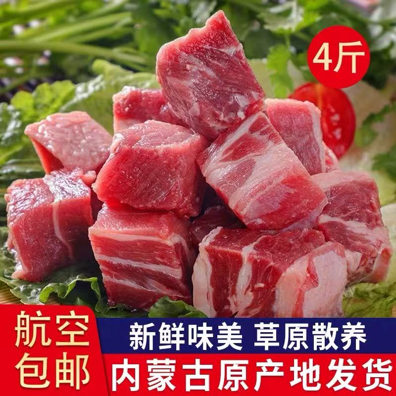 原切牛腩牛腩肉块4斤锡盟新鲜牛腩炖牛肉番茄排骨炖牛腩航空冷链