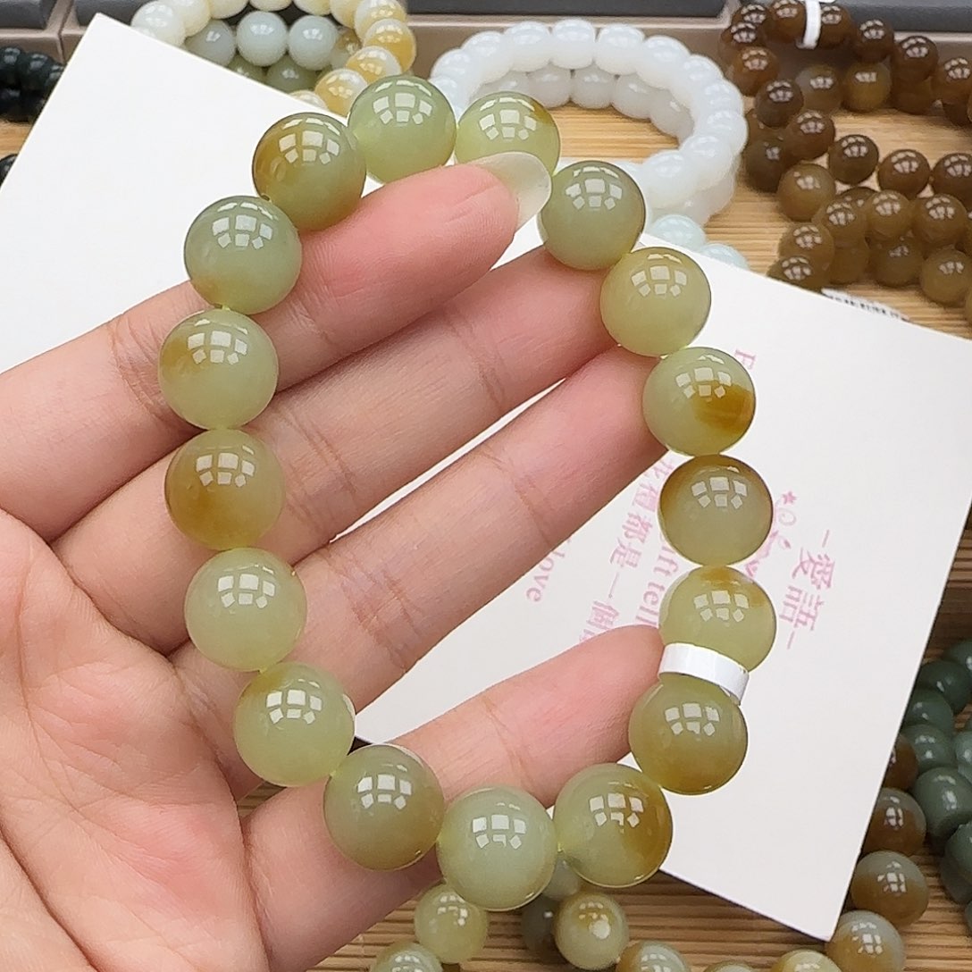 和田玉手链未镶嵌