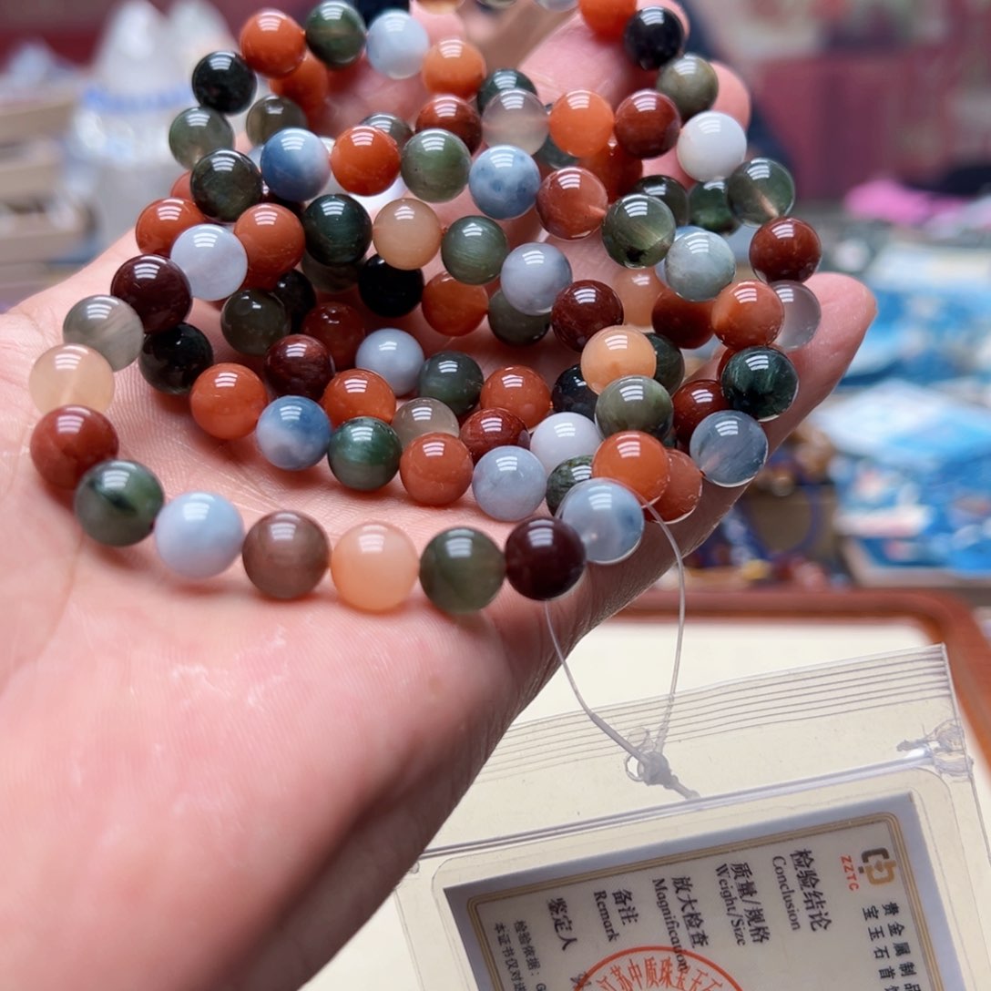 未镶嵌手链水晶兔毛8