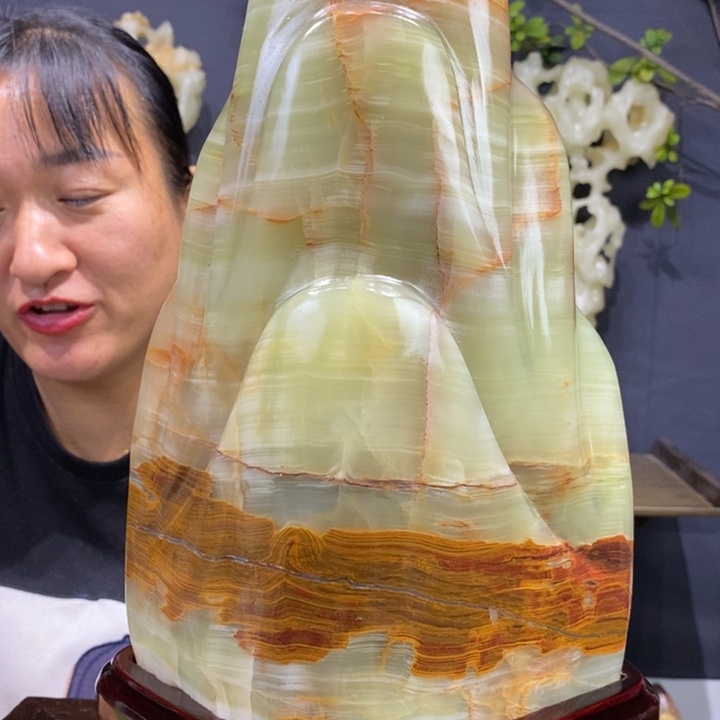石材精品古青石摆件