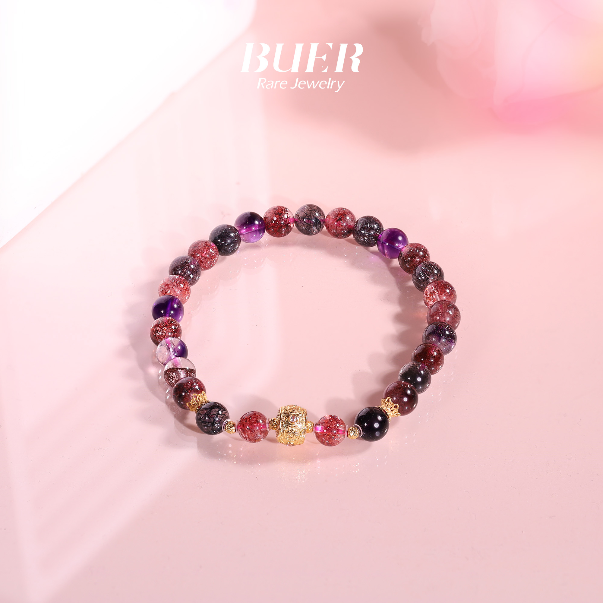 【不二】超七18K金DIY手串6mm（多样性发）