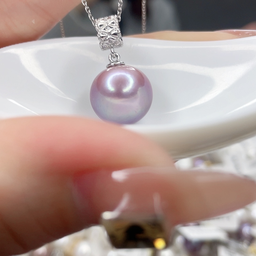 淡水珍珠吊坠(赠链)合金