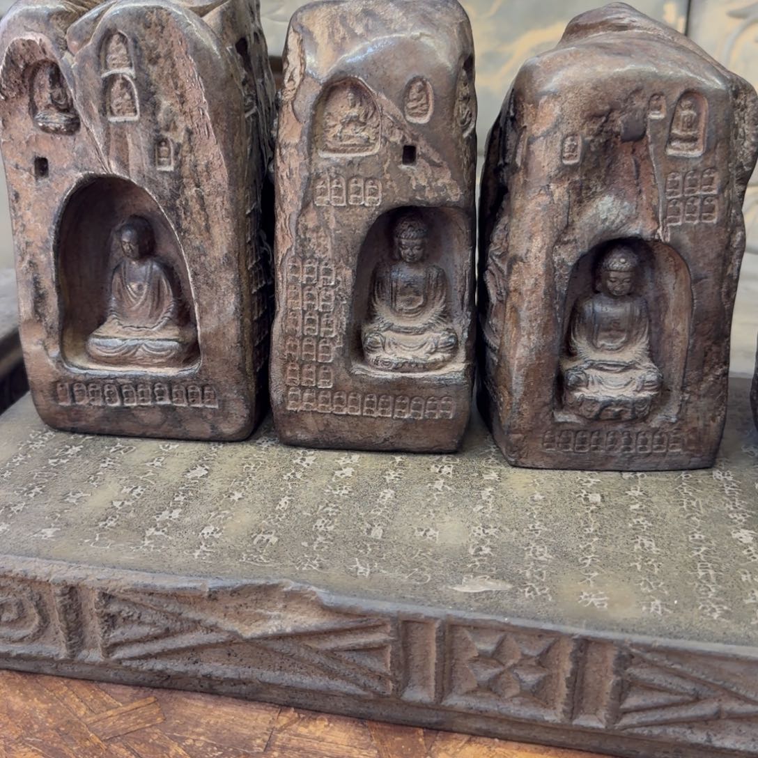 龢***堂石材高端复古风格摆件