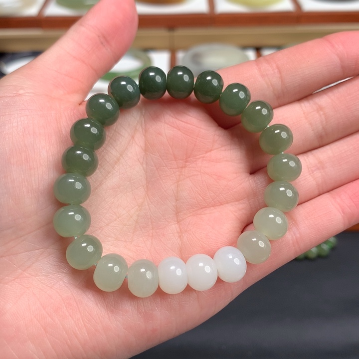 和田玉手串未镶嵌