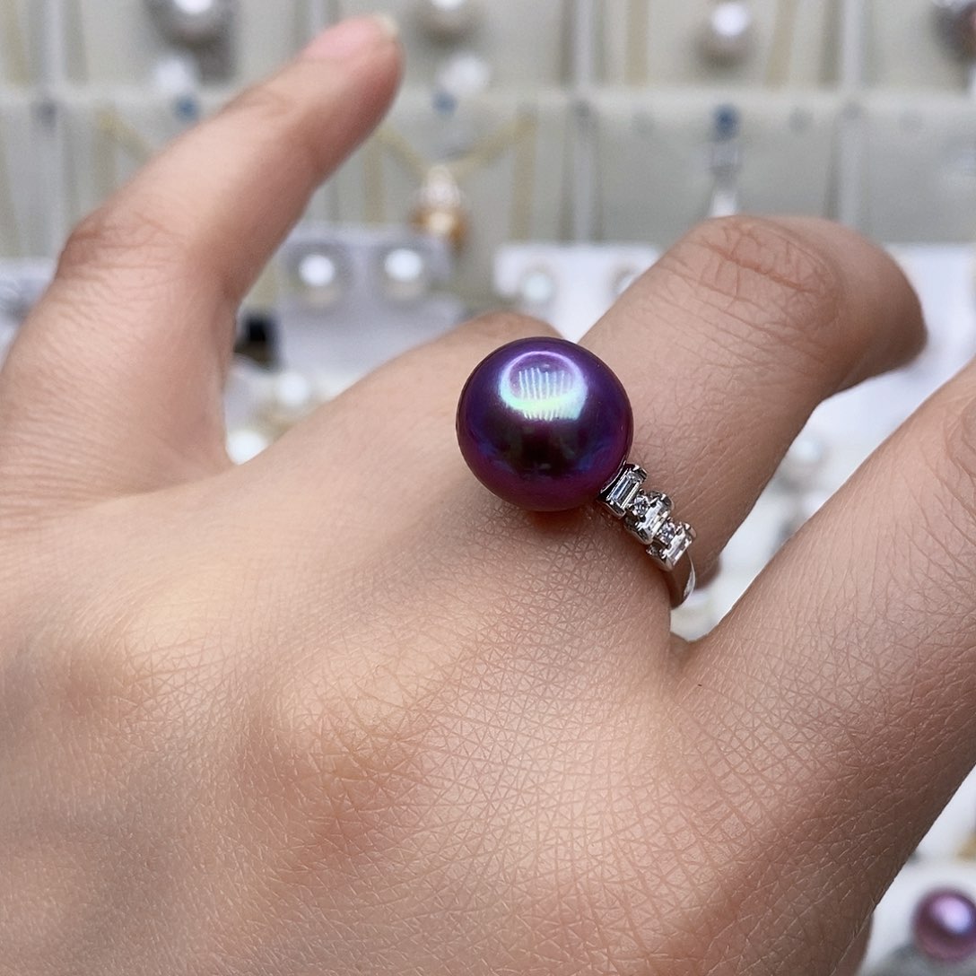 淡水珍珠颈饰银S925镶嵌