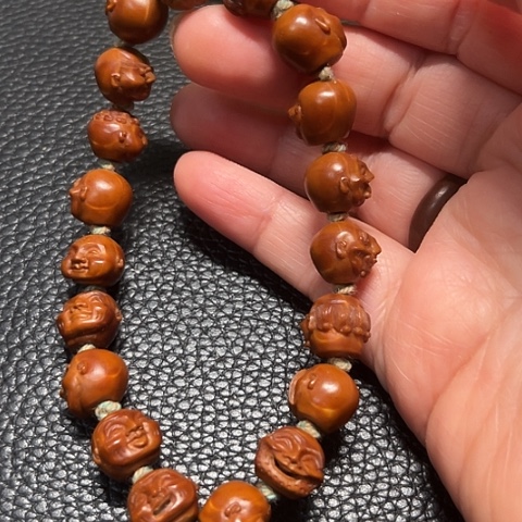 橄榄核手串/手链?**龍十八罗汉手串