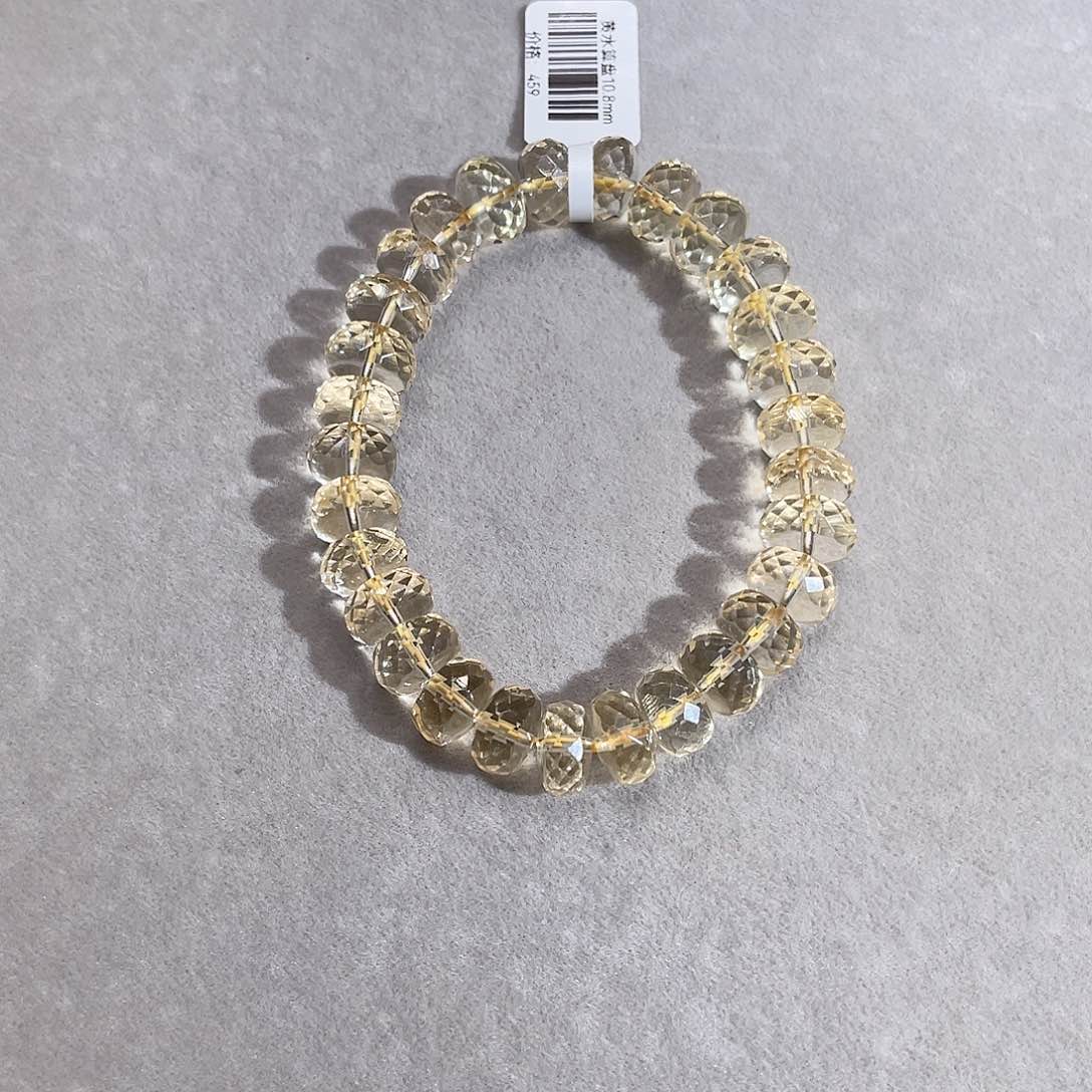 水晶手链未镶嵌黄水晶
