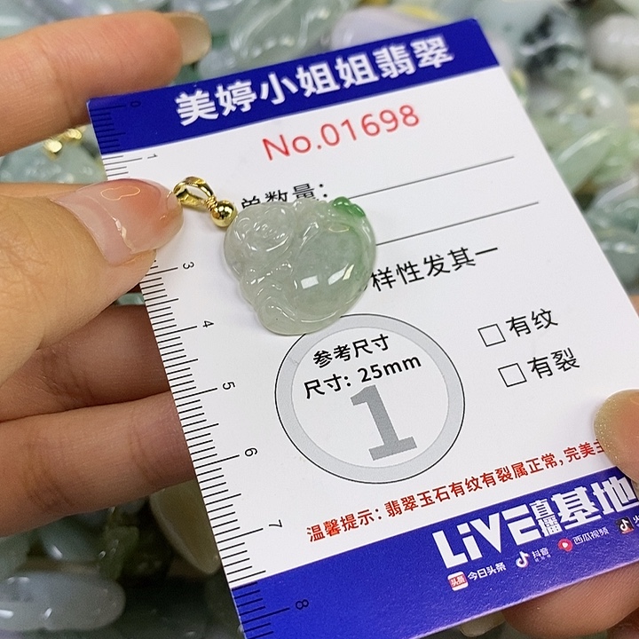 翡翠未镶嵌颈饰翡翠