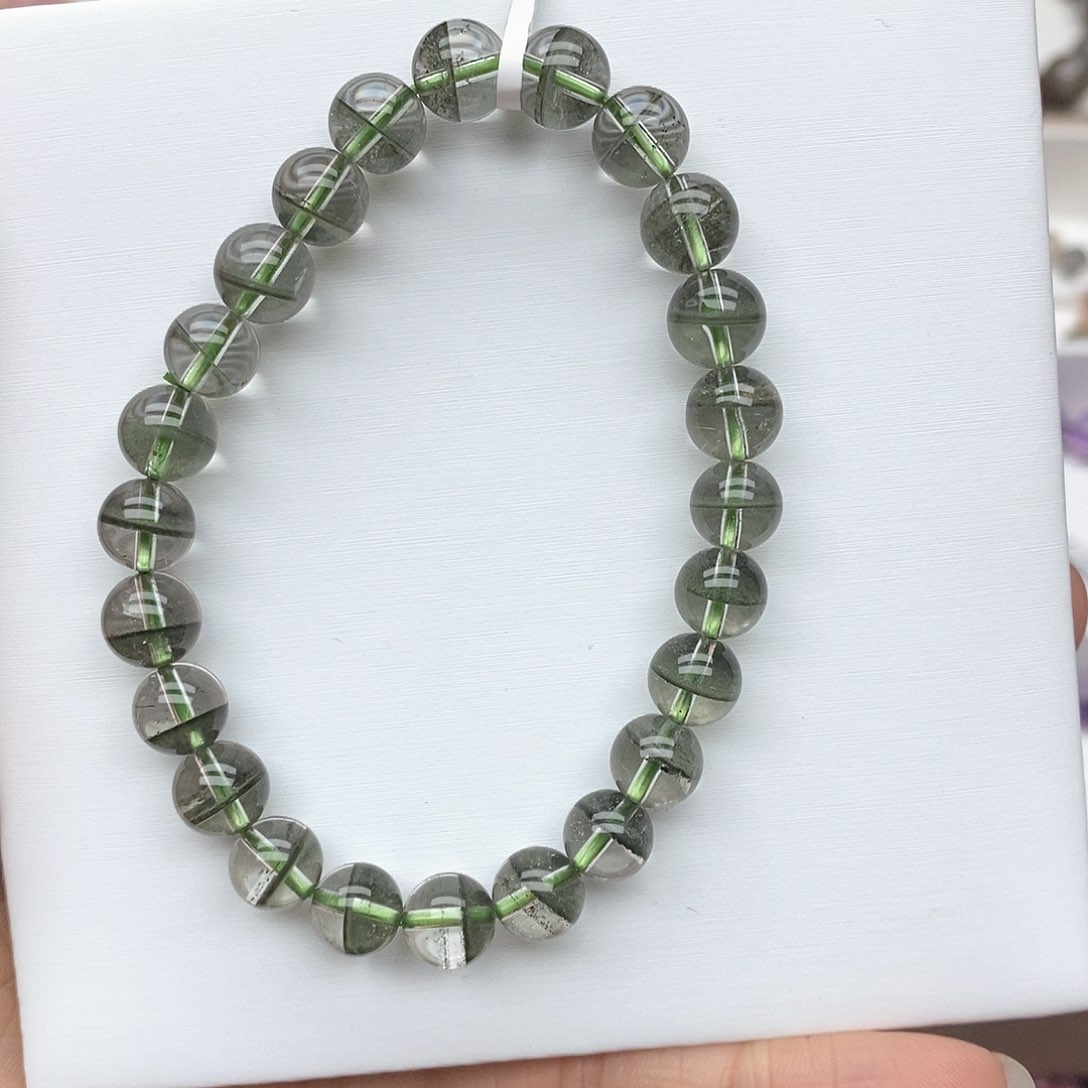 水晶手链未镶嵌·*Z绿幽灵8