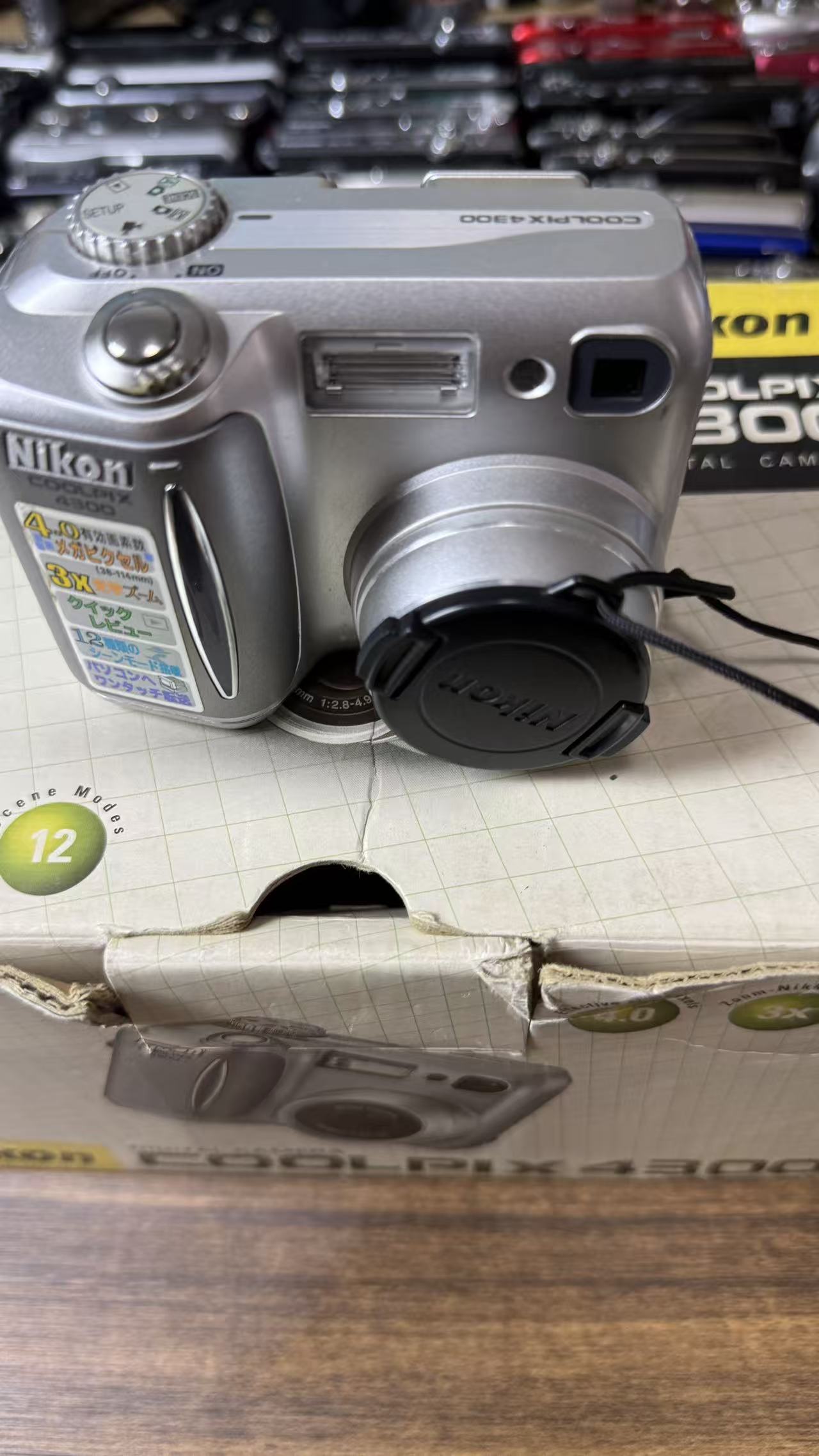 9新 Nikon/尼康 E4300日版九成新古早冷白c相机带电池内存卡