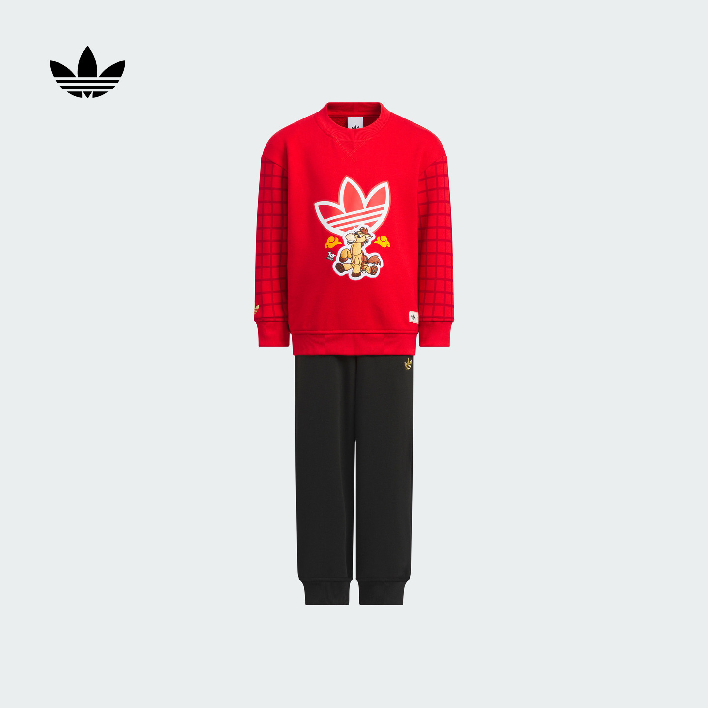 adidas阿迪达斯官方三叶草男女小童迪士尼联名运动长袖套装KG3338
