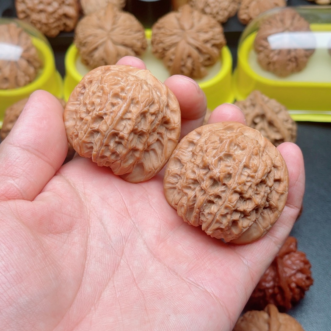 面***者吊坠文玩核桃血麒麟狮子头44×43×39