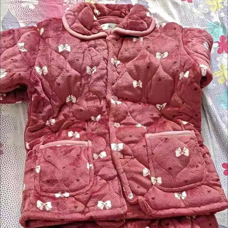 加绒家居服加厚睡衣 非主图款