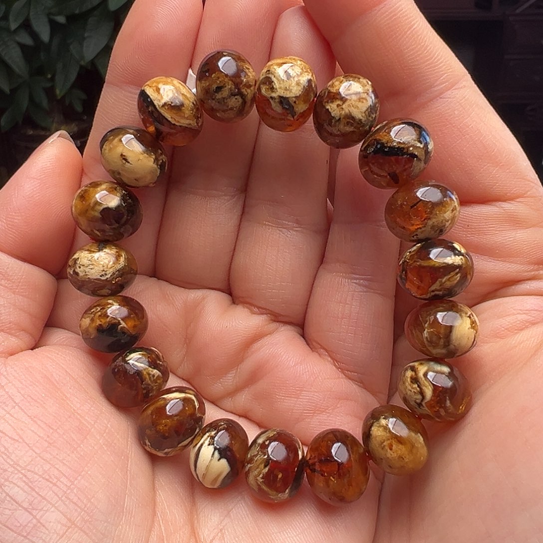 琥珀未镶嵌裸石抚顺琥珀10452