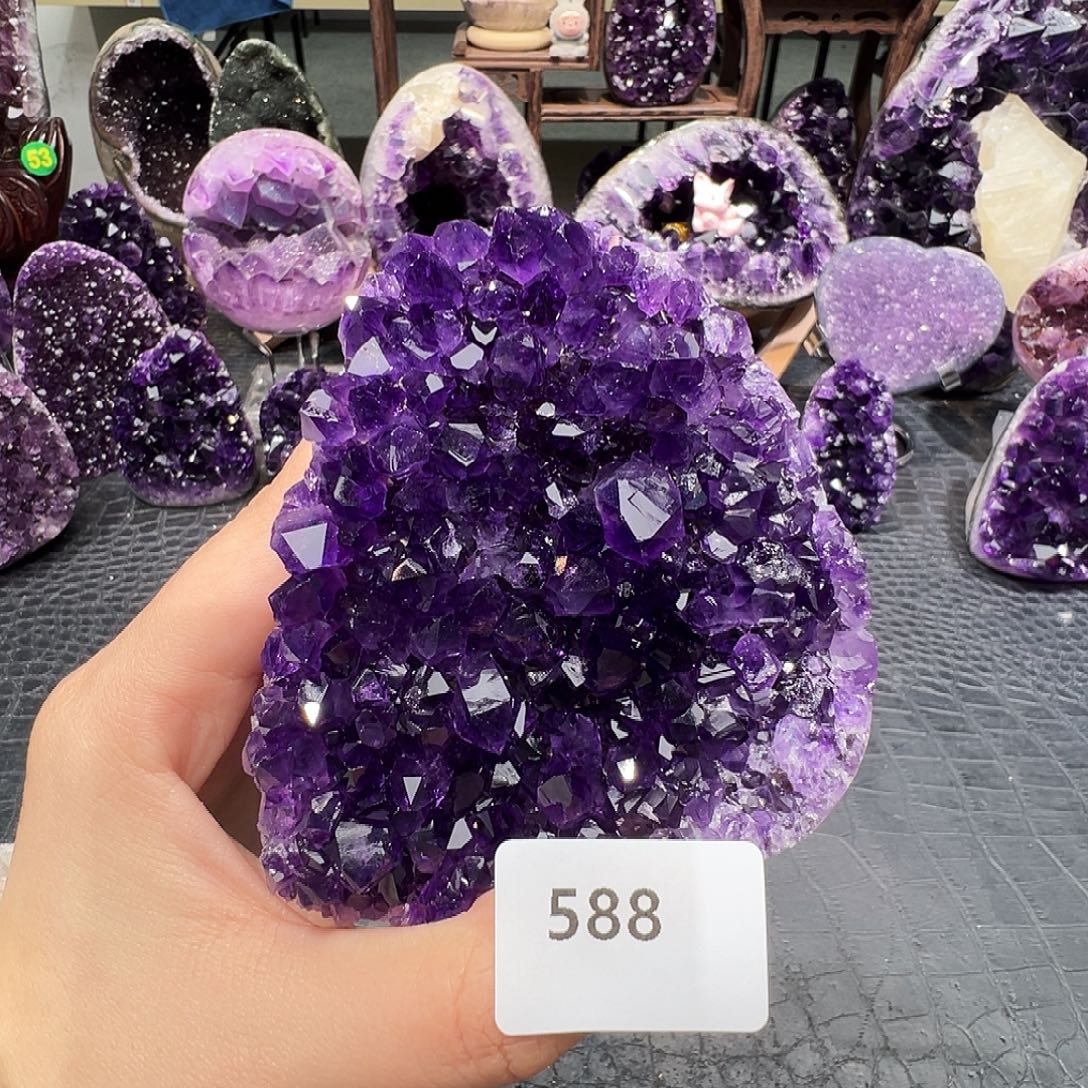 未镶嵌珠宝半成品紫晶