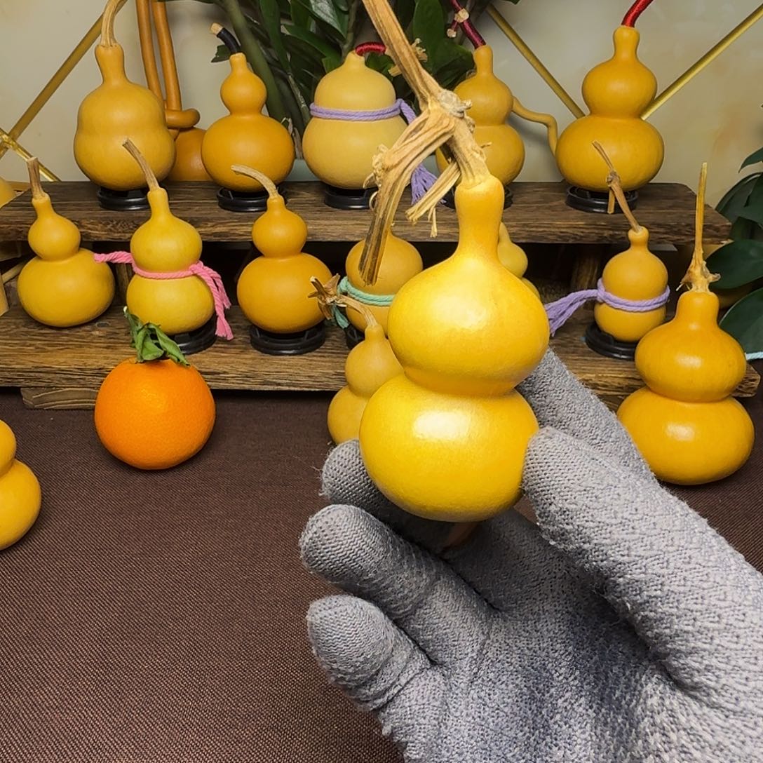 香****恭喜发财纯天然葫芦默认微瑕