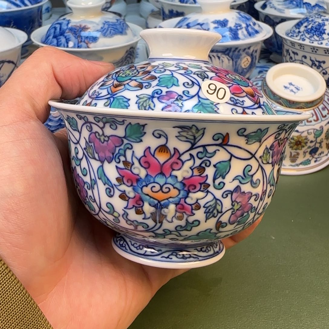 彦祖纯手工手绘茶具90