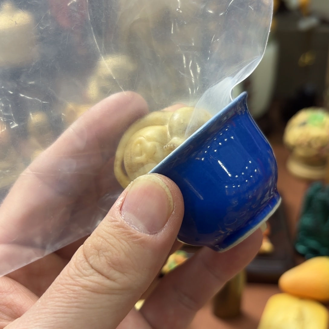 器***房瓷片雕刻精美精致