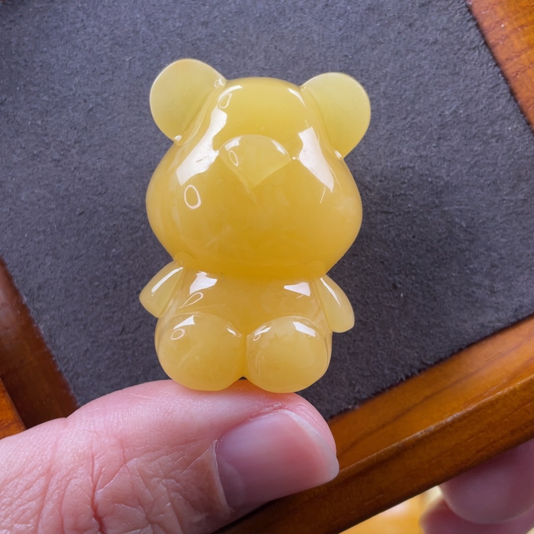 琥珀颈饰未镶嵌蜜蜡吊坠