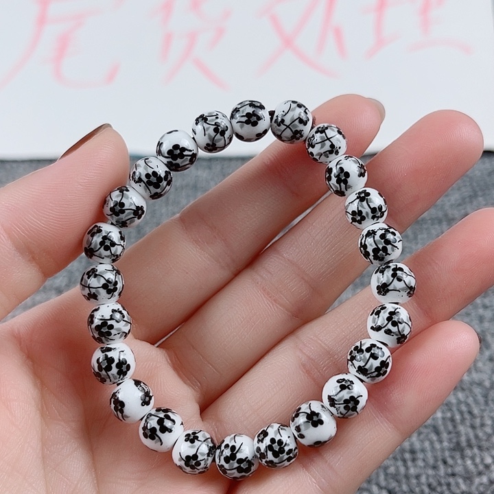 非洲檀香手串/手链陶瓷单圈手串
