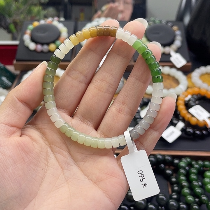 和田玉未镶嵌手链