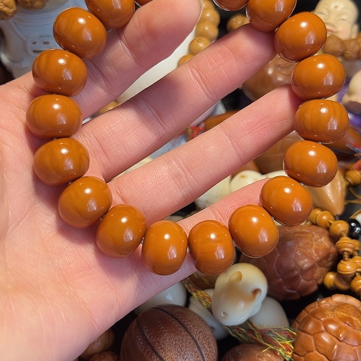 橄榄核手串/手链猴头算盘微瑕