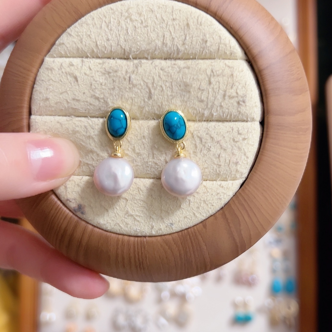 原创作品淡水珍珠银S925镶嵌