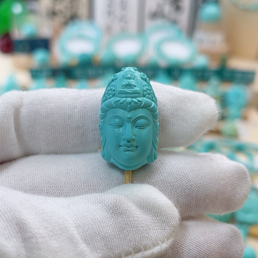 绿松石珠宝奇石未镶嵌