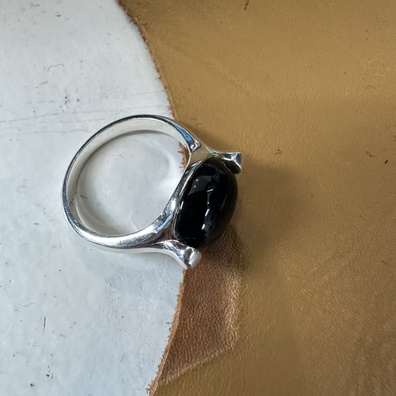 非金属木质戒指 大禾选品：韩系小众设计指环戒指简约基础款