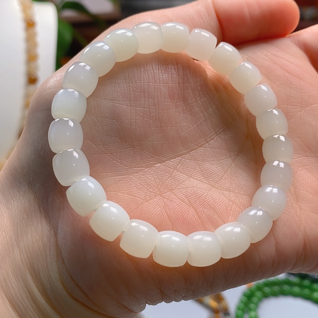 和田玉（糖玉）手串未镶嵌