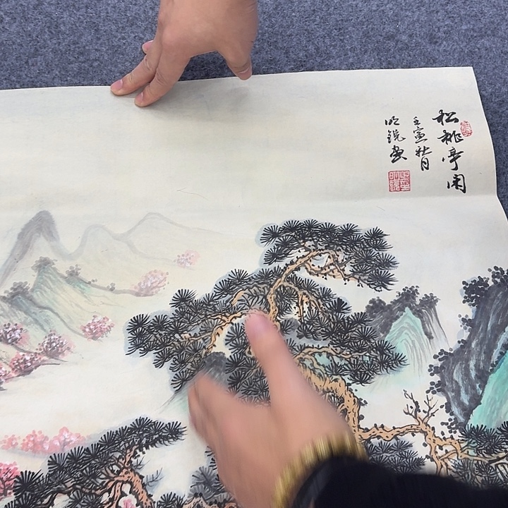 国画手绘国画作品
