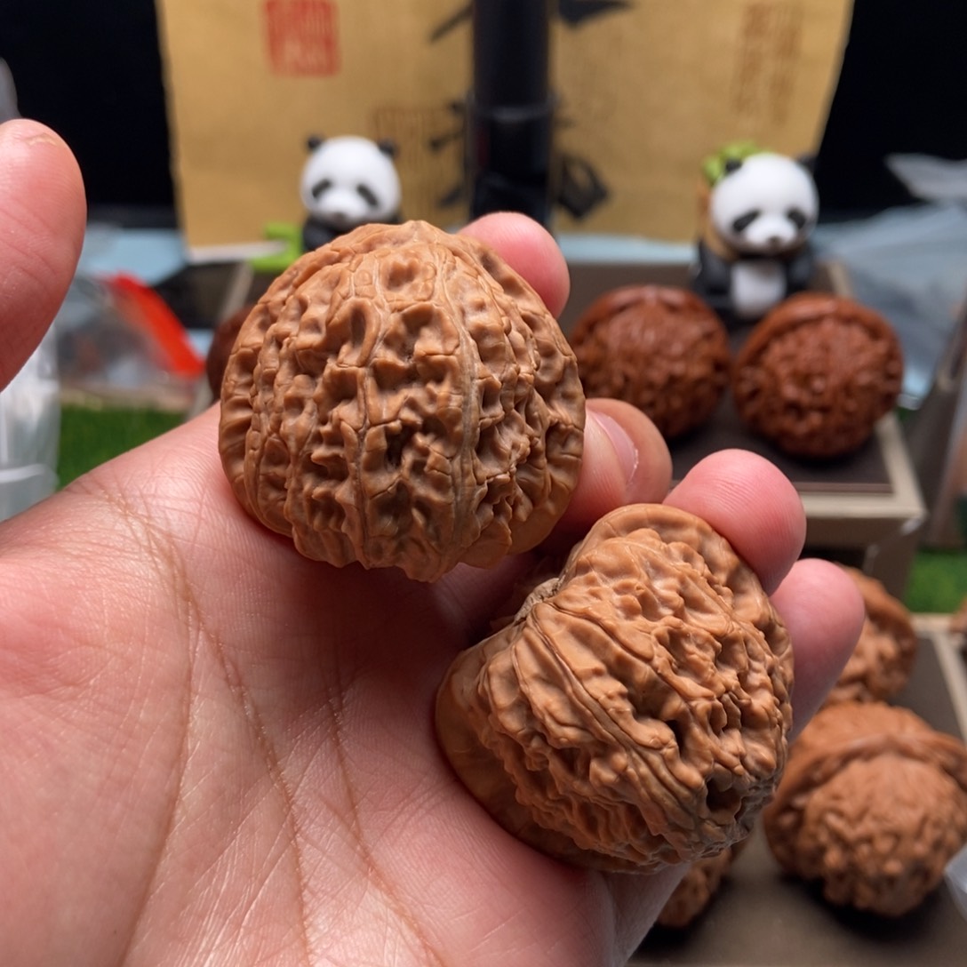 核桃手串/手链核桃把件三角白40