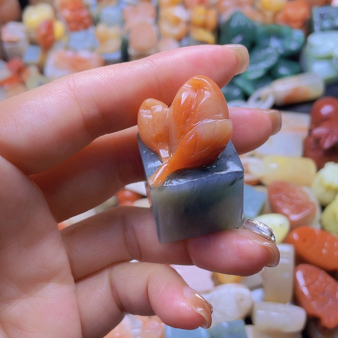 青田石印石纯手工