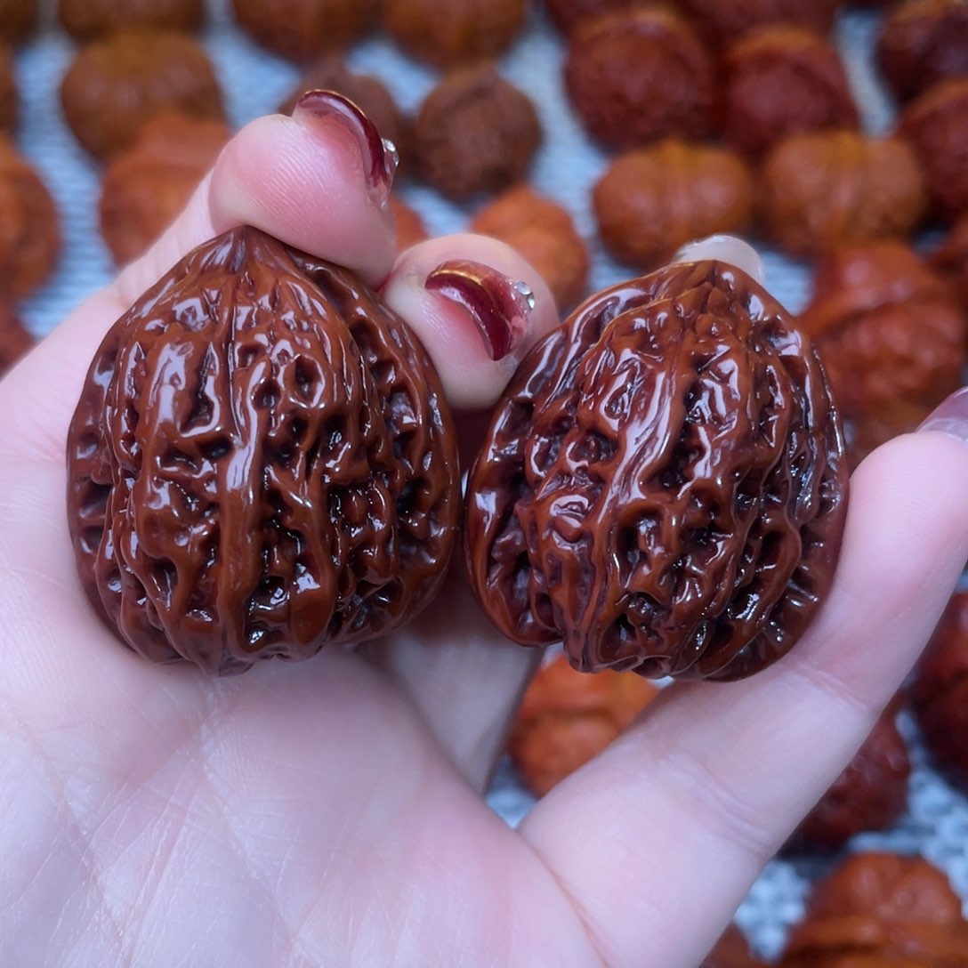 桃核吊坠文玩核桃 手把件 南将石 32