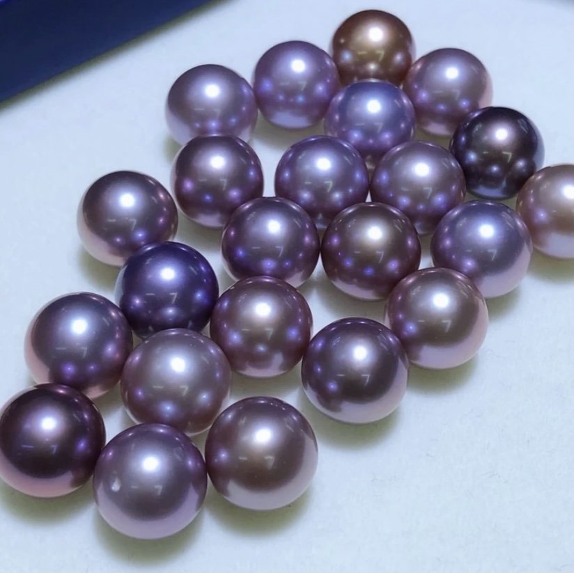 天然珍珠32专属链接妈妈高贵时尚百搭经典紫色糖果色粉紫大颗彩色