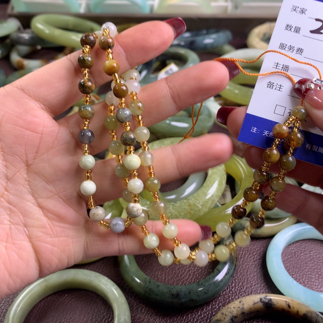 蛇纹石玉颈饰未镶嵌2345