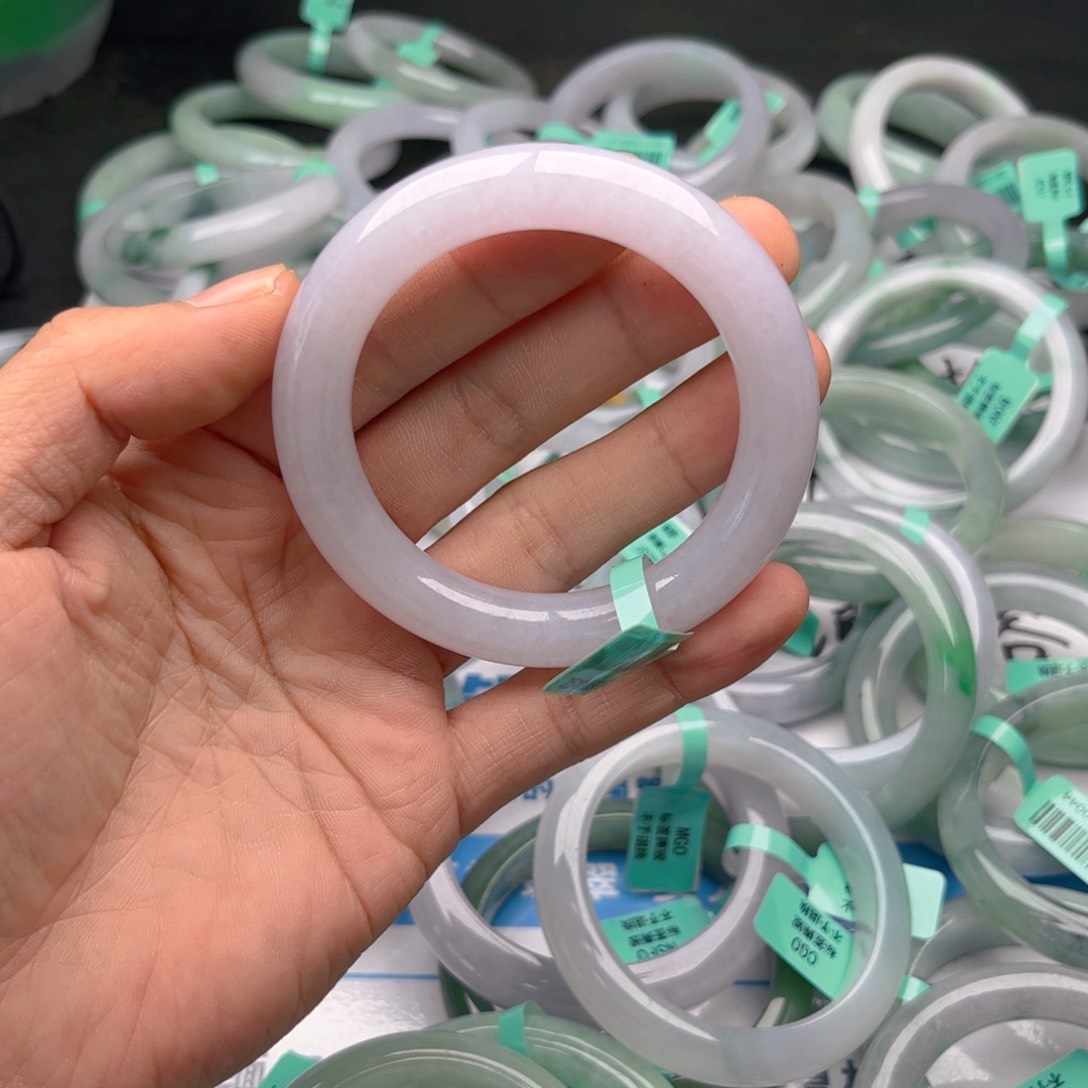 未镶嵌手镯翡翠515253x120.  128