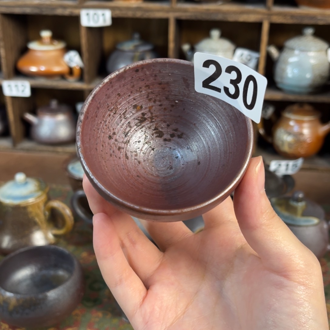 摆件柴烧茶器主人杯