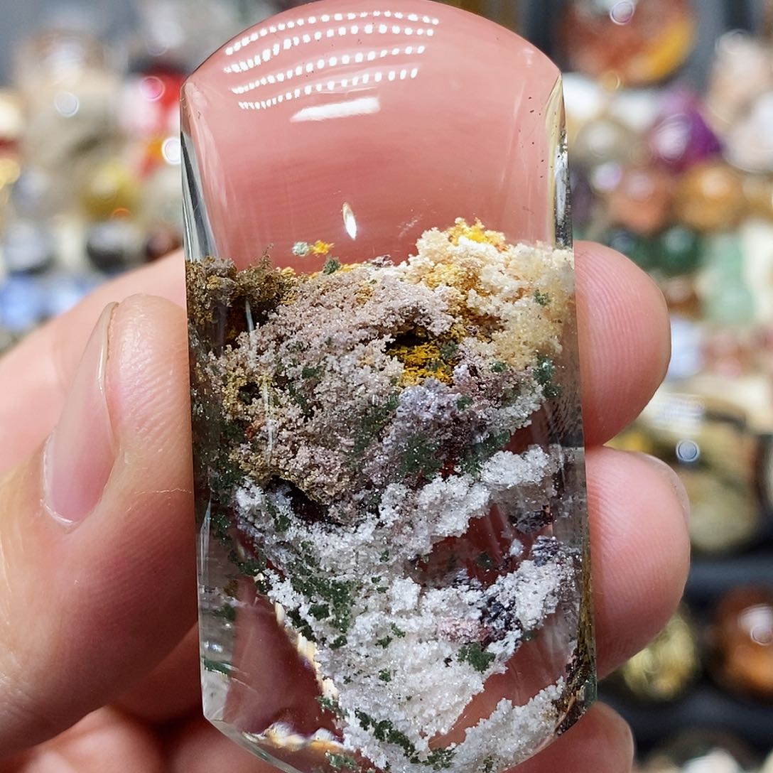 水晶颈饰未镶嵌天然精致水晶吊坠
