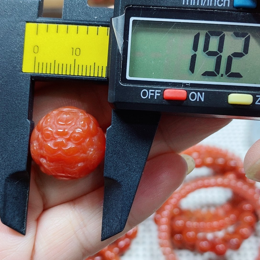 未镶嵌单珠南红玛瑙卡19