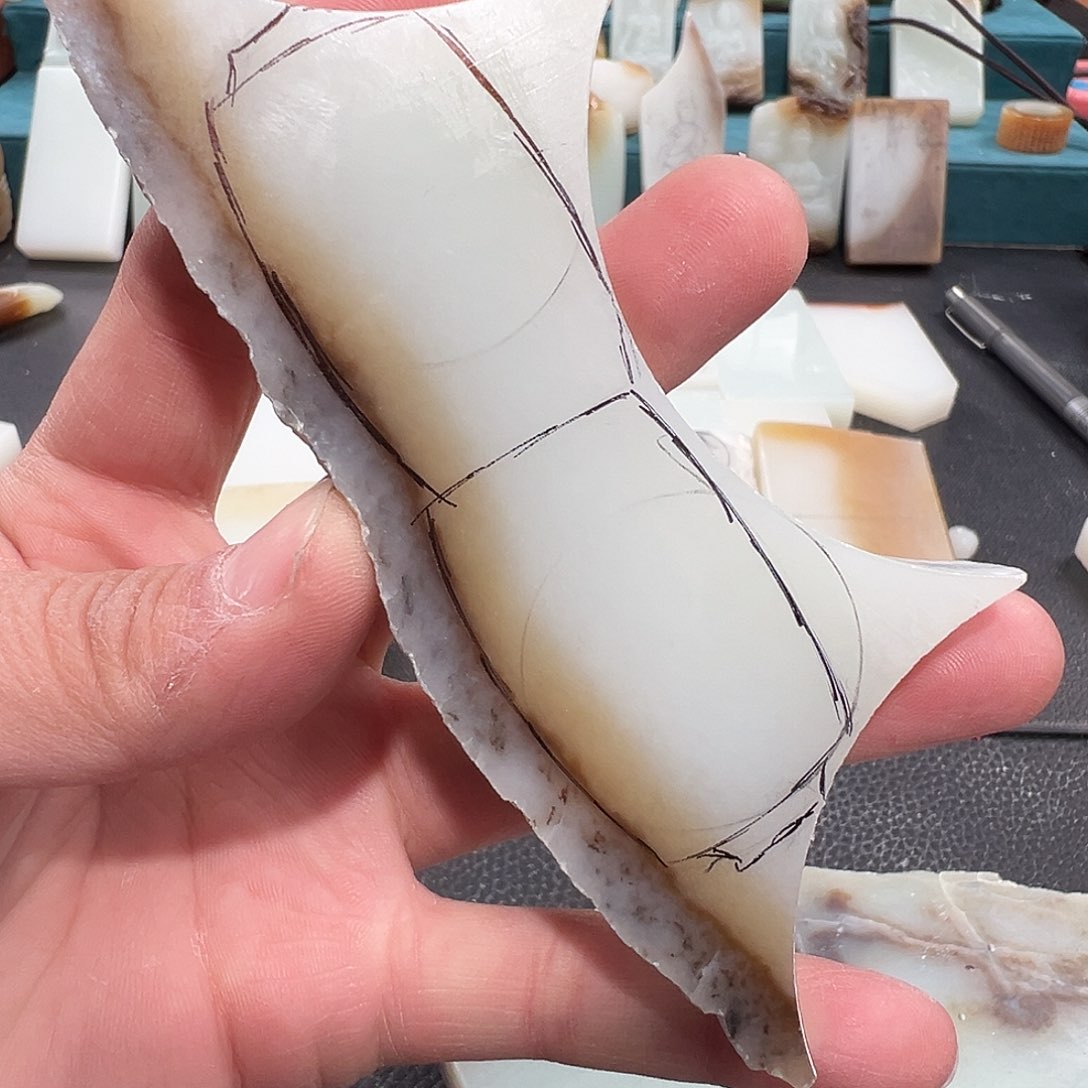 定制和田玉定制挂件未镶嵌