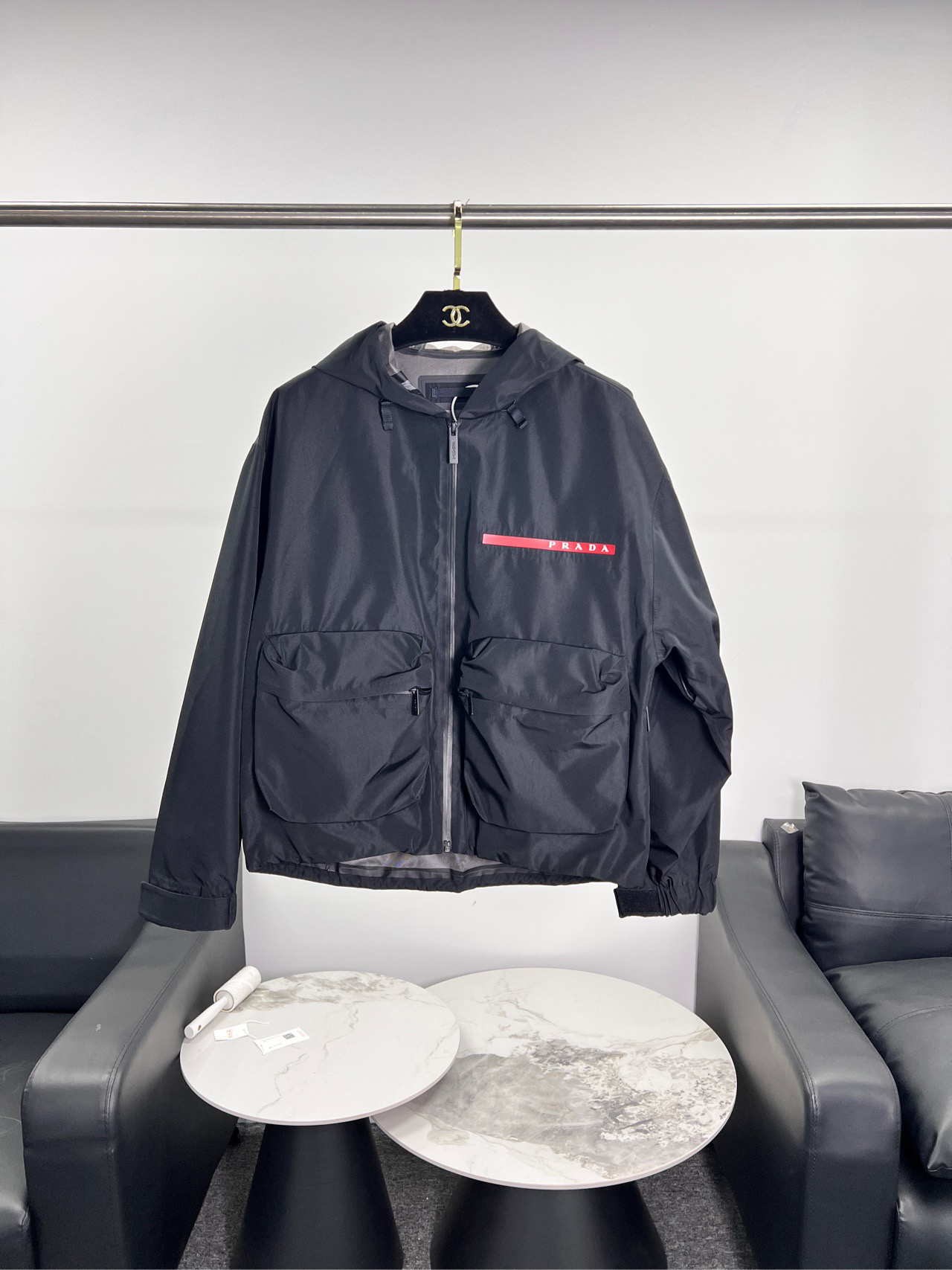 95新 Prada/普拉达 CZF0808/纯色休闲外套/尺码S