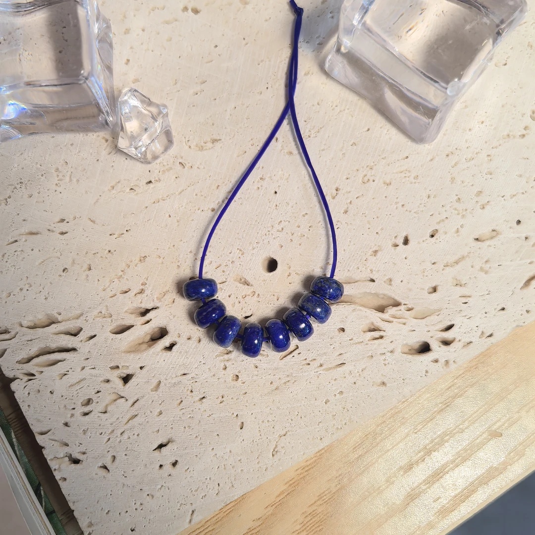 【田老师甄选】5mm天然青金石隔片（8粒）多样性发一